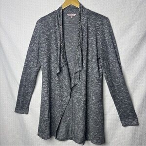 Juicy‎ Couture Heather Gray Drape Cardigan